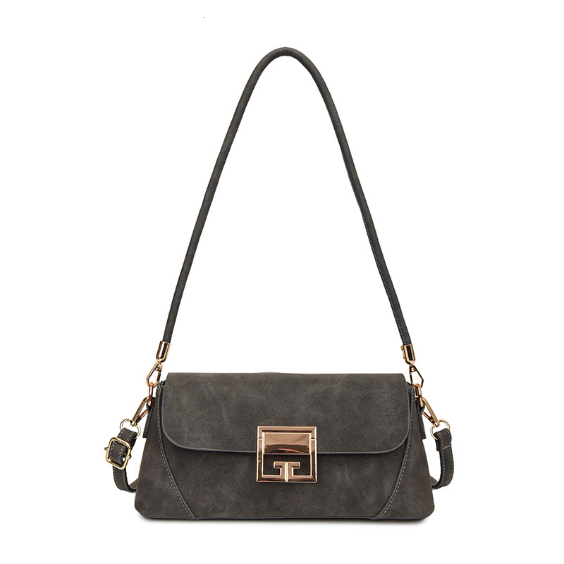 Popular foreign trade women's new fashion shoulder simple and textured crossbody bag, niche design small square bag