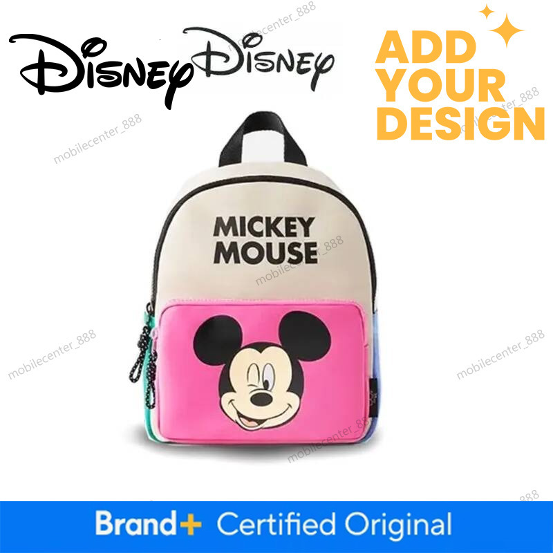 Designer Disney New Disney Mickey Mouse Women Backpack Minnie Canvas School Bag Large Capacity Girls Mochila Fashion Cartoon Backpack Luxury - view 6