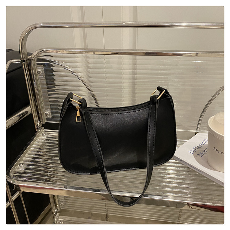 2025 Spring/Summer New Women's Bags: Niche Retro Small Square Bag, Casual Simple Shoulder Bag, Fashionable Trendy Underarm Bag