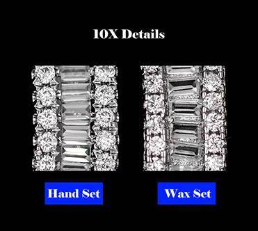 Cross Ring Silver 925 Hiphop Ring with D Color Hand -set Moissanite Plated With Rhodium