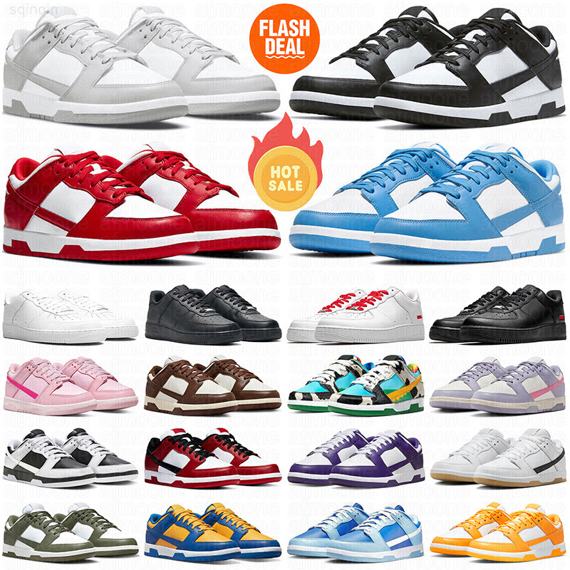 Designer men women casual shoes flat sneakers fashion outdoor running shoe black white red pink green Mens trainers