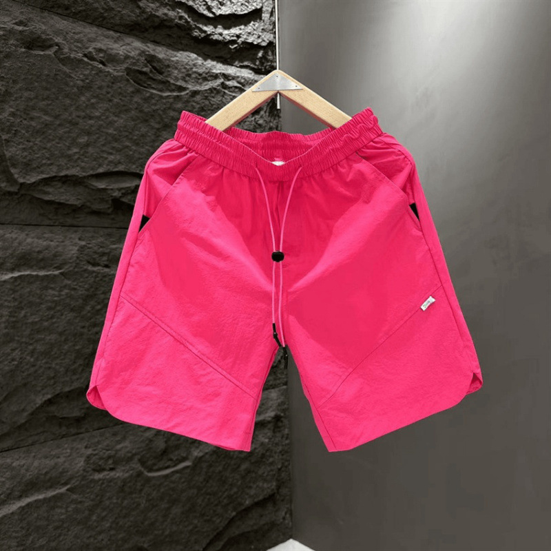 Designer Style Comfortable Short Pants For Men In Summer, American-style Breathable And Cool Casual And Trendy Versatile Five-pocket Beach Pants