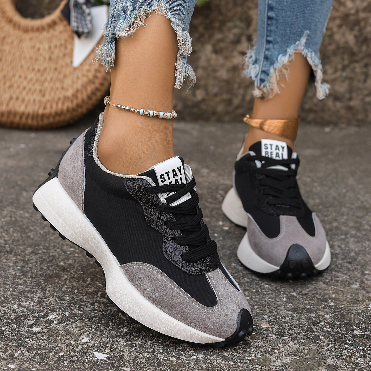 New Women Causal luxury Sneakers leather Breathable Sports Shoes Women Summer Fashion Shoes Woman Platform Walking Designer Sneakers Outdoor running s