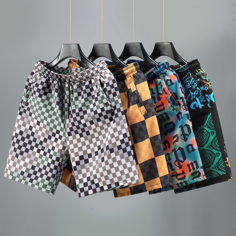 Designer Summer Outdoor Casual Shorts For Men - Fine Silk Quick-drying Trendy Original Five-piece Pants - Beach Pants - Half-pants - Mid-pants - Light