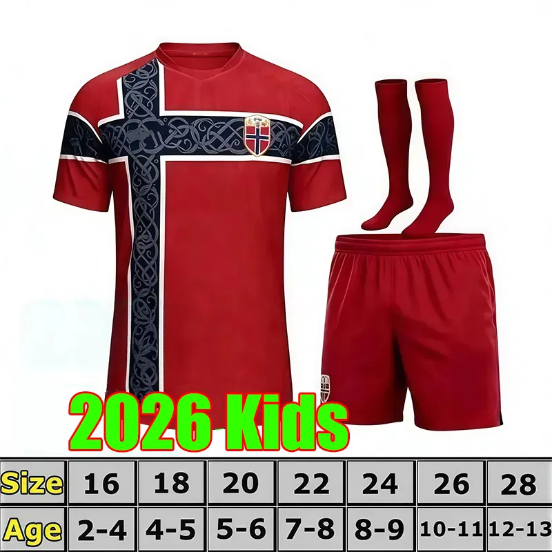 norway jersey 2026 World Cup HAALAND Soccer Jerseys DONNUM RYERSON WOLFE AJER 26 27 Noruega SORLOTH NUSA AASGAARD HORN MYHRE BOBB home Football Shirt 
