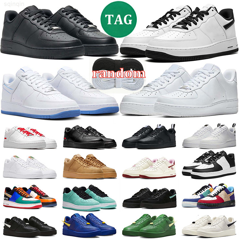 designer one Casual shoes af1s for men women classic black white womens chaussures outdoor sports mens trainers sneakers original box