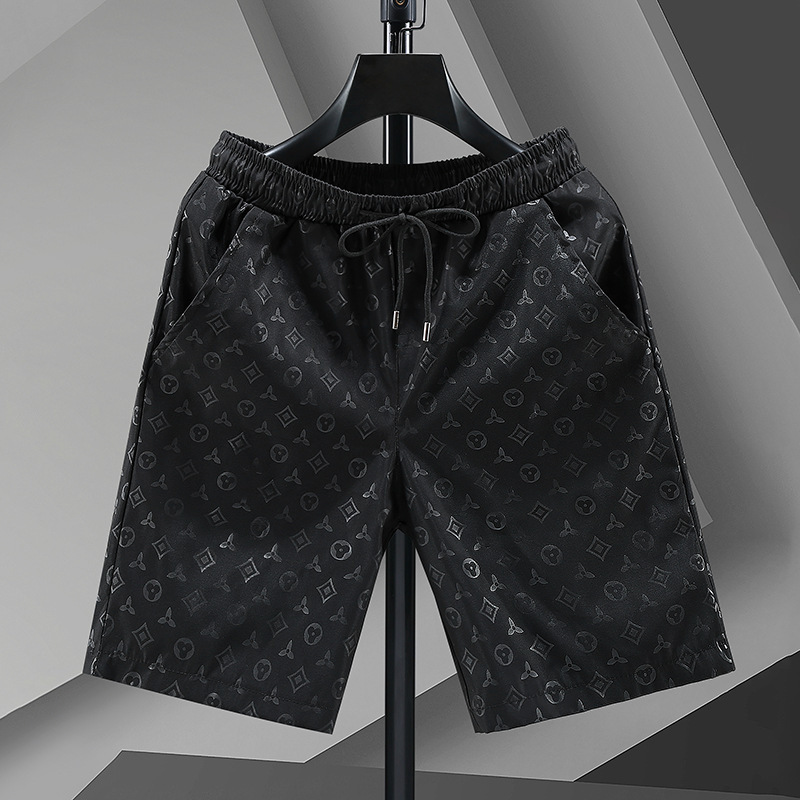 2026 Designer's New Summer Luxury Ice Silk Shorts - Outdoor Printed Fashion Casual Quick-dry Loose-fitting Sports Men's And Women's Bea