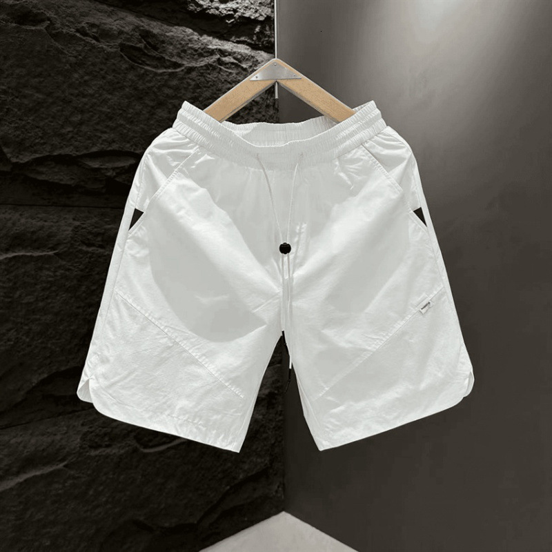 Designer Style Comfortable Short Pants For Men In Summer, American-style Breathable And Cool Casual And Trendy Versatile Five-pocket Beach Pants