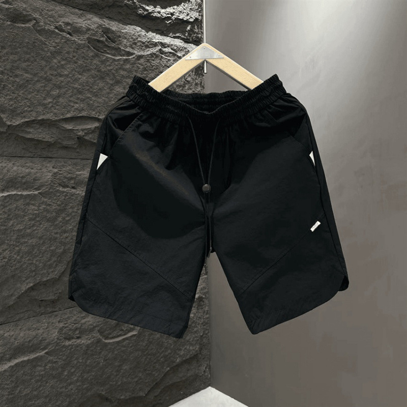 Designer Style Comfortable Short Pants For Men In Summer, American-style Breathable And Cool Casual And Trendy Versatile Five-pocket Beach Pants