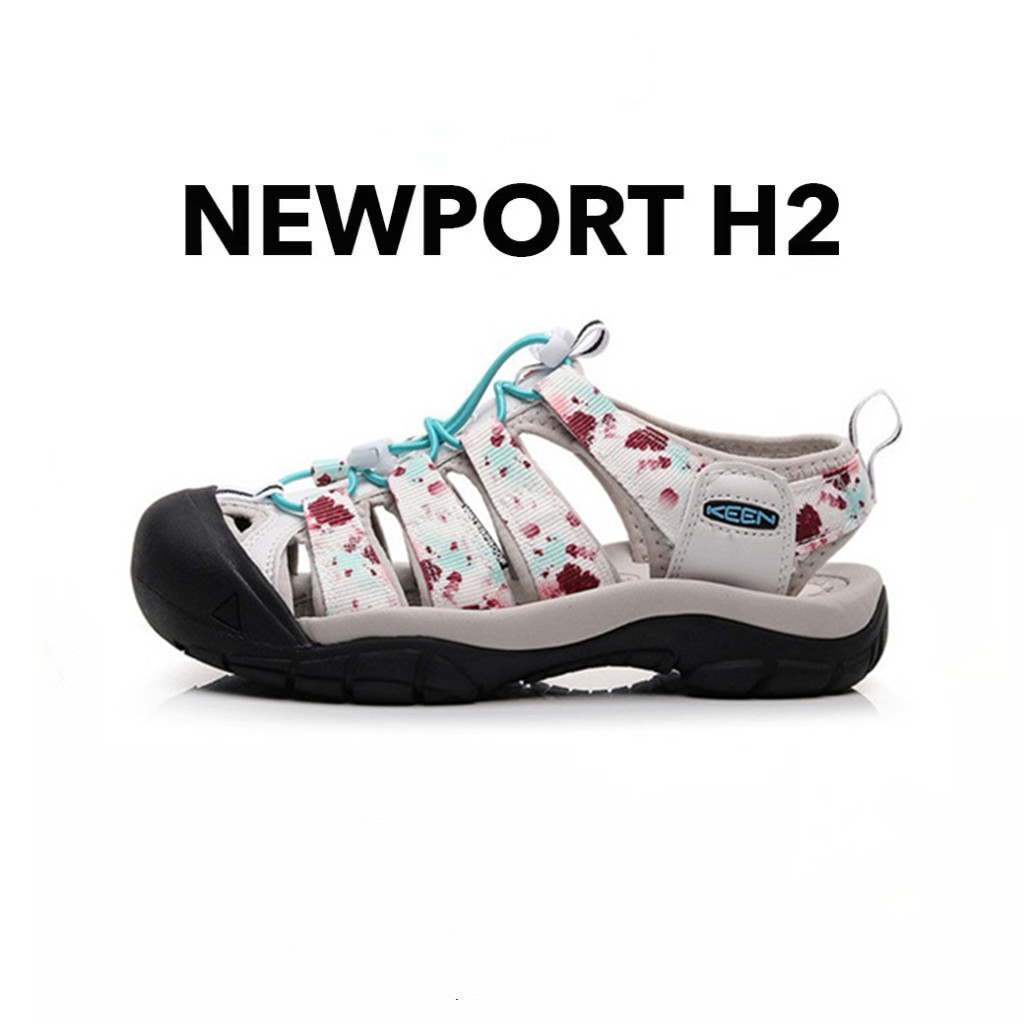 Free shipping keenshoes Outdoor Leisure Camping Trail Hiking Shoes Men's and Women's Casual Sandals Breathable white plain