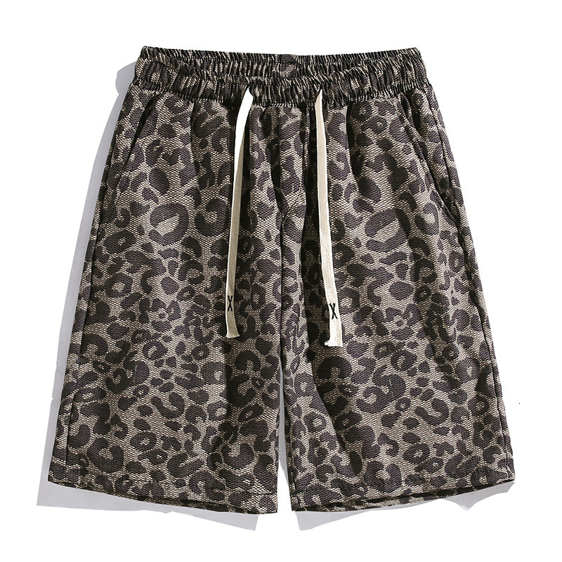 2026 Designer Creative New Leopard Print Short Pants For Men - Summer Fashion Unique Design Beachwear Trendy Brand, Couple-friendly, Loose-fitting Bea