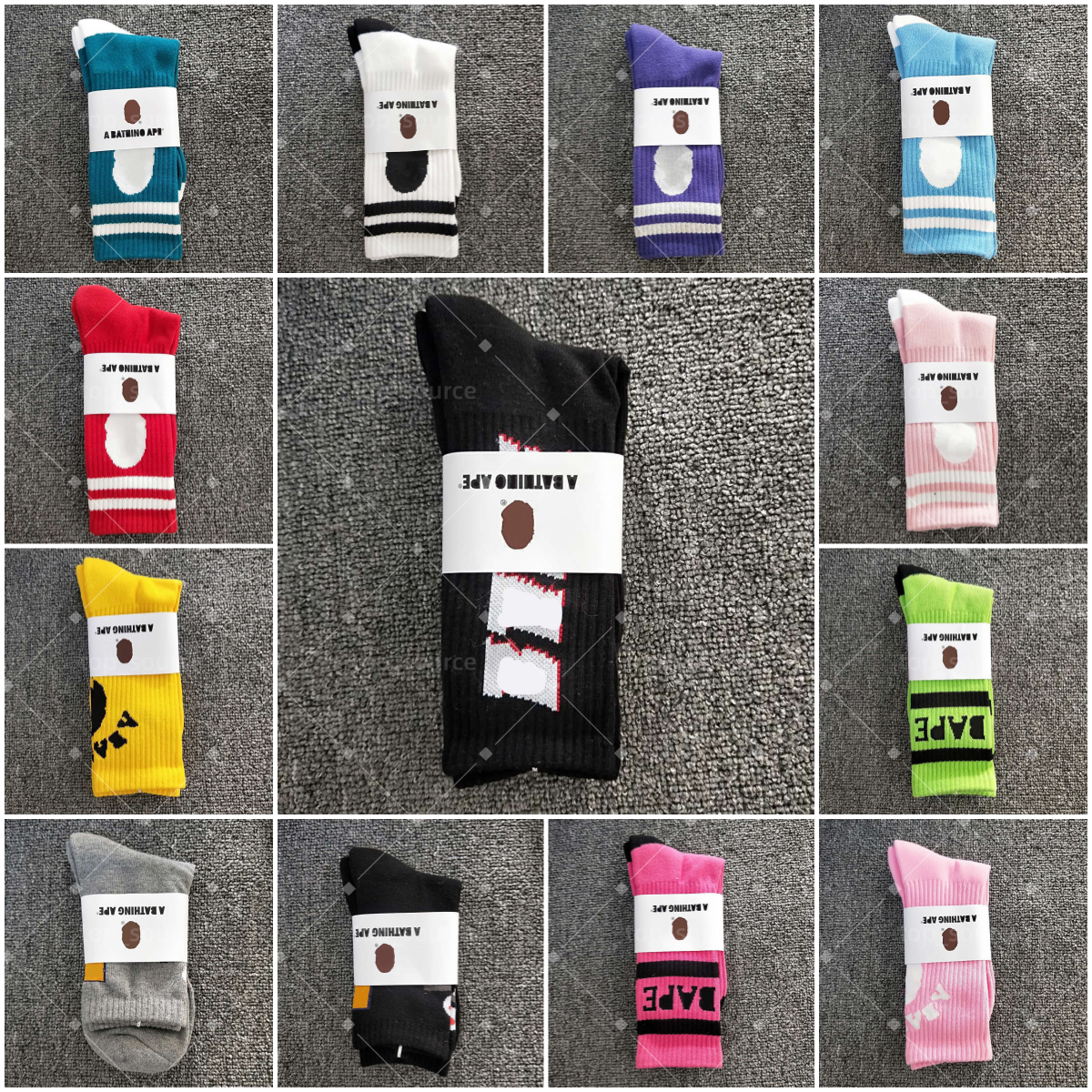 High quality Fashion Short Sport Socks Street Style Stripe Sports Basketball Sock For Men and Women 5pcs mens designer Mixed loading