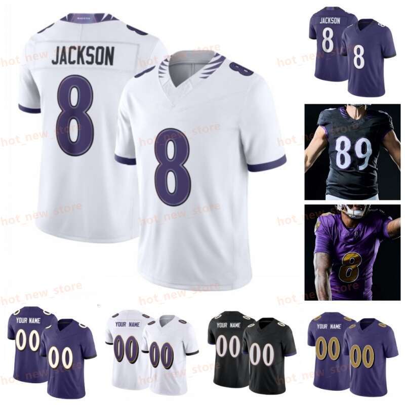 Malaki Starks Lamar Jackson Olaivavega Ioane Football Jersey Derrick Henry Ray Lewis Zay Flowers Roquan Smith Rashod Bateman Justin Tucker Nate Wiggins Linderbaum