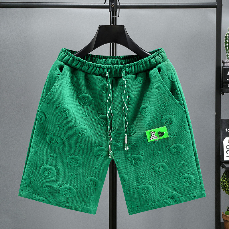 2026 Designer New Style Knitted Shorts For Men - Summer Outdoor Fashion Casual Five-piece Pants For Young People - Loose-fitting Basketball Pants - Be