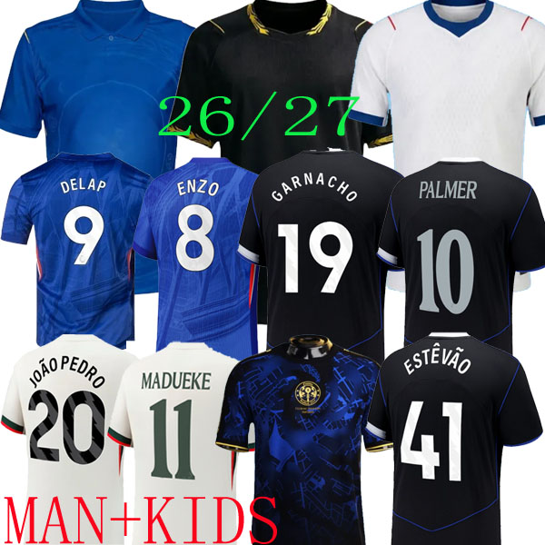 26 27 Chelseasea Jersey ENZO CFC Kits GITTENS CAICEDO DELAP Soccer JerseyS NETO RETRO ESTEVAO 120 Anniversary 25 2026 2027 PALMER football shirts JOAO PEDRO GARNACHO
