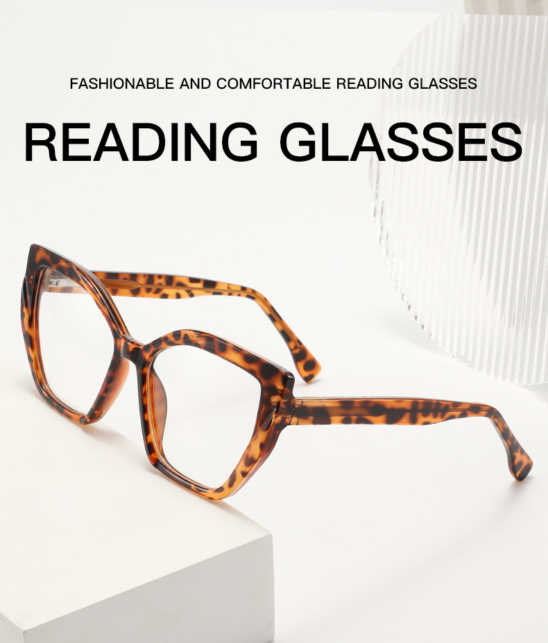 New Retro Cat Eye Reading Glasses With Simple Appearance Natural Personality Fashion Anti Blue Light Sunglasses Over-the-counter Glasses Wholesale
