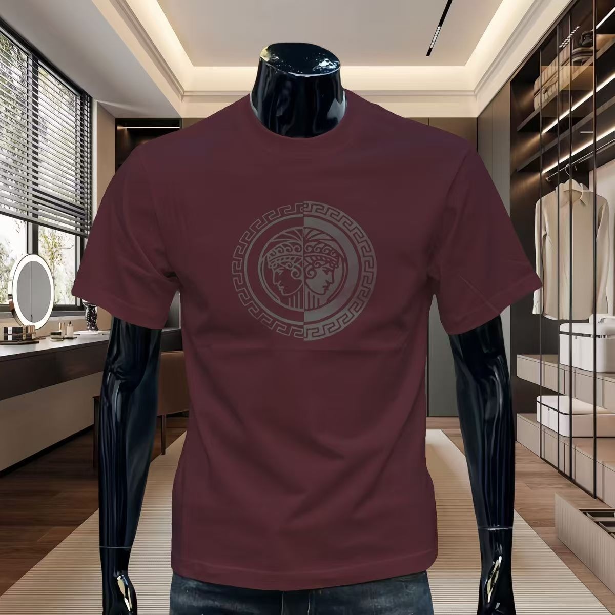 2026 Designer Luxury Brand Women's Set Men's And Women's Fashion Summer Printed T-shirt Short Sleeve Outdoor Leisure Multi Functional R