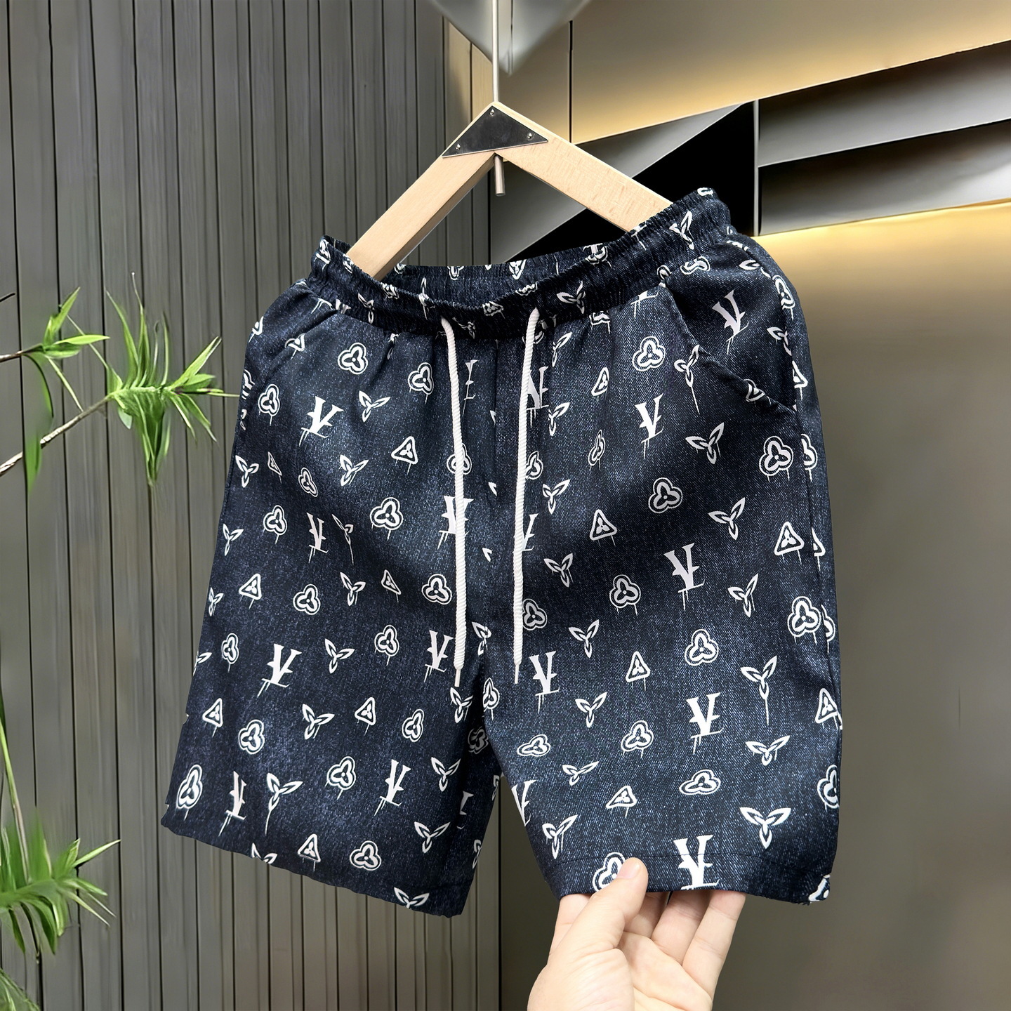 2026 Designer's New Men Five-piece Shorts - Summer Trendy Shorts For Men - Printed American Straight Pants - Thin Style - Quick-drying - Loose-fi