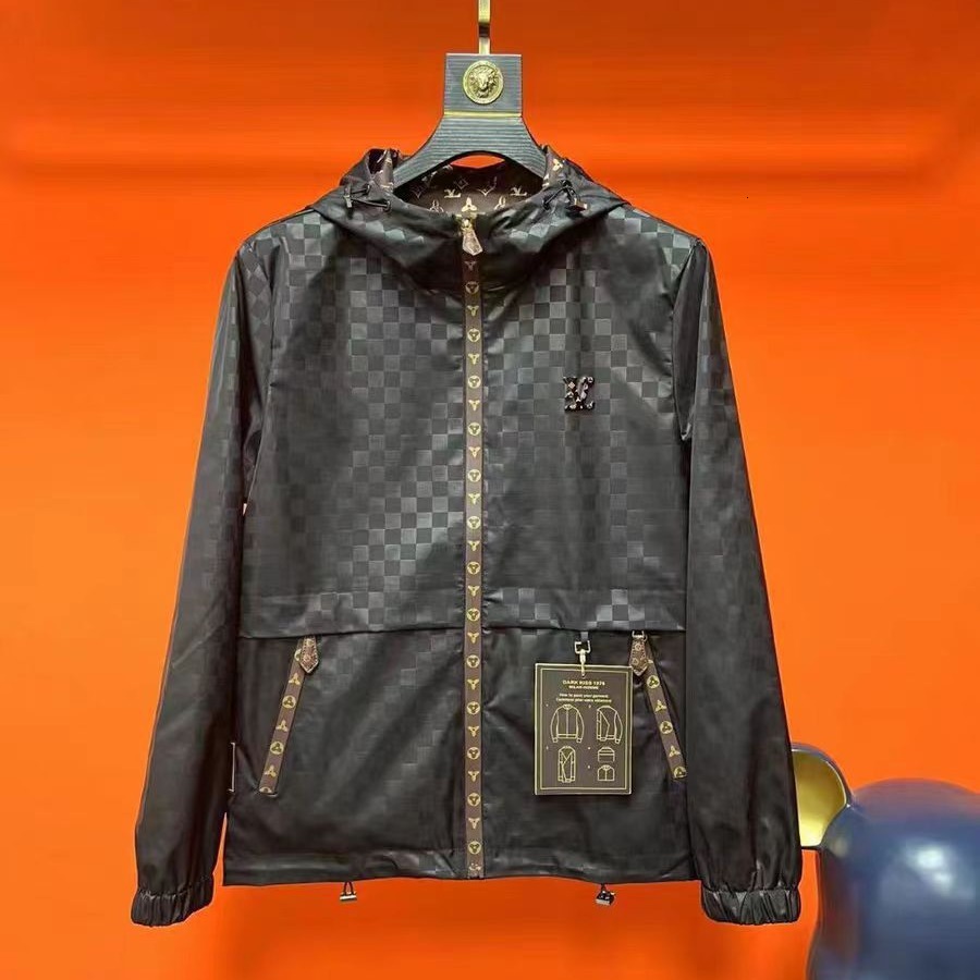 luxury brand designers spring new mens premium quality hooded coat with fashionable trend and versatile style comfortable to wear