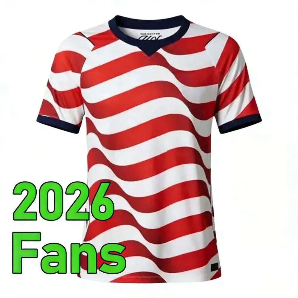 USAS 2026 World Cup Soccer Jersey PULISIC BALOGUN AARONSON WRIGHT LALAS 26 27 America Football Shirts United States Camisetas 1994 2014 Dempsey USMNT 