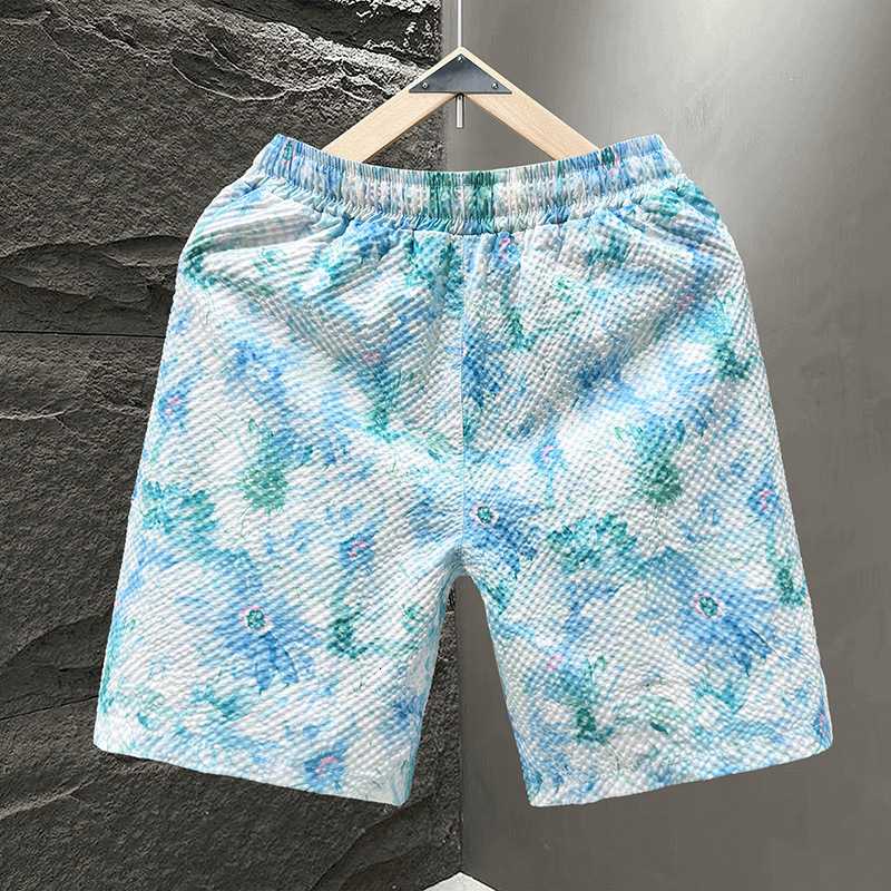 2026 Summer Designer Bubble Weave Shorts For Men - Fashionable Casual Loose-fitting, Breathable Five-piece Shorts Trendy And Versatile Quick-drying Be