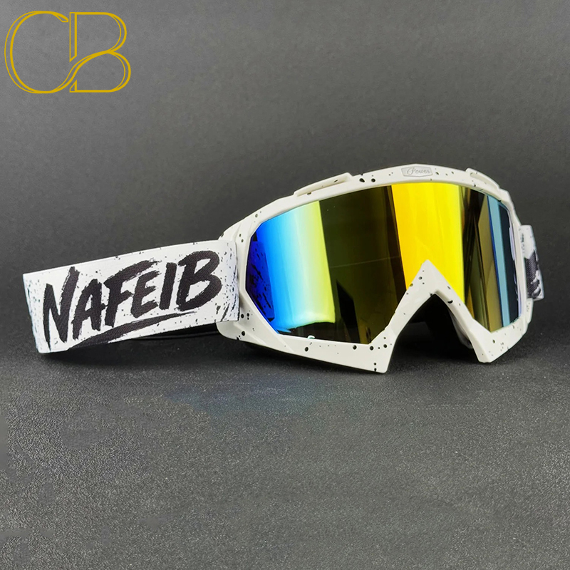 Newest Motorcycle Goggles For Men Motocross Sunglasses Safety Protective MX Helmet for Off-Road Riding Skiing Sport Compatible for ATV DH MTB