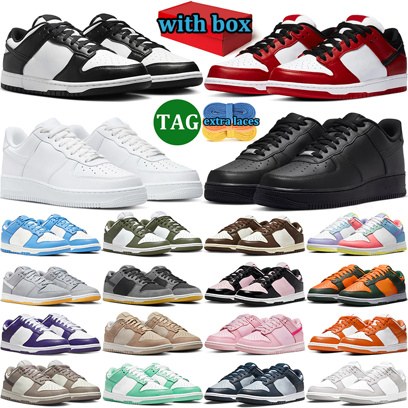 free shipping with box one sneakers men women designer running shoes classic 1 trainers outdoor comfortable runner sports shoe White Grey Fog Black