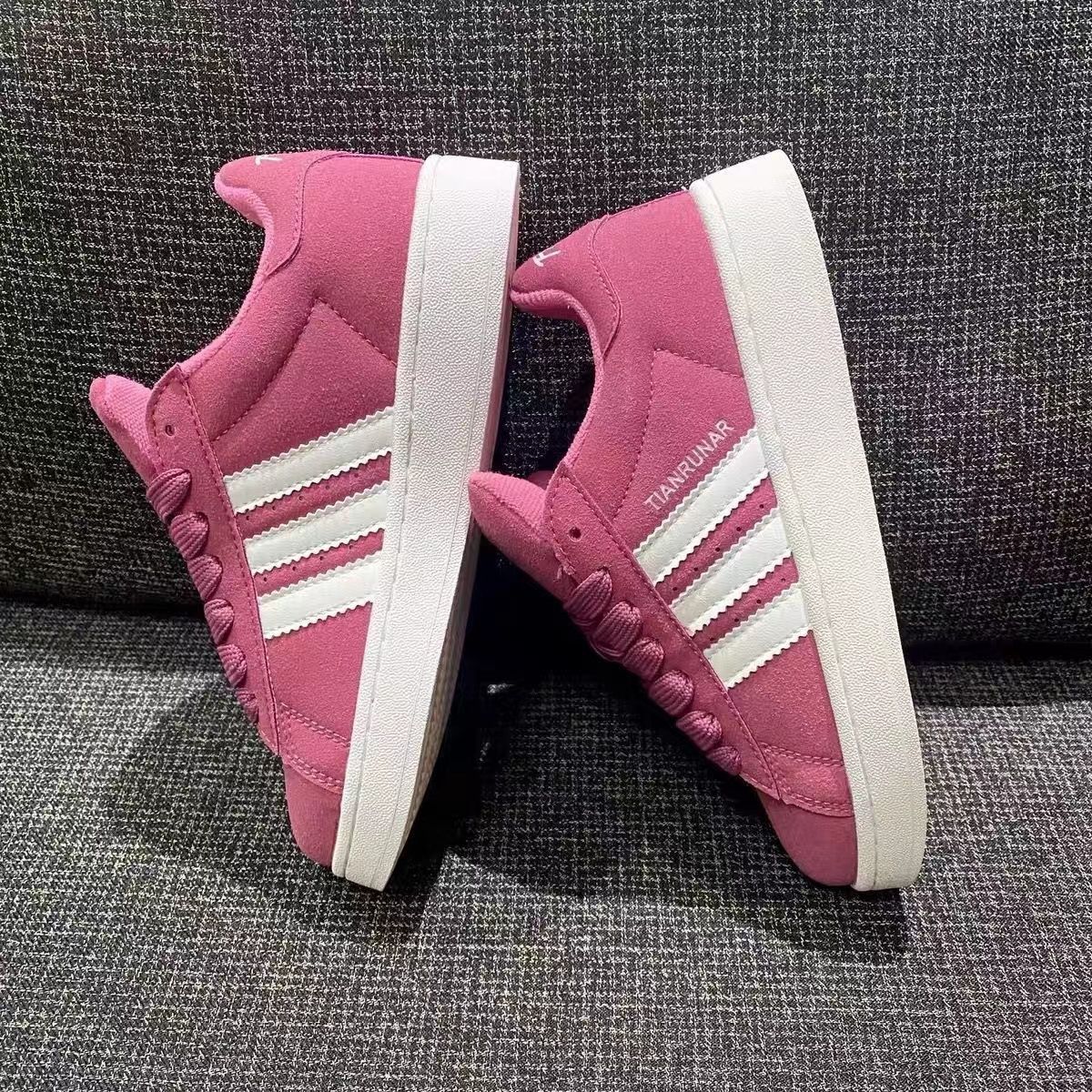 2026s Dragon Fruit Girl Pink Bread Shoes Student Shoes Casual Versatile Board Shoes Breathable Trendy Sports Shoes