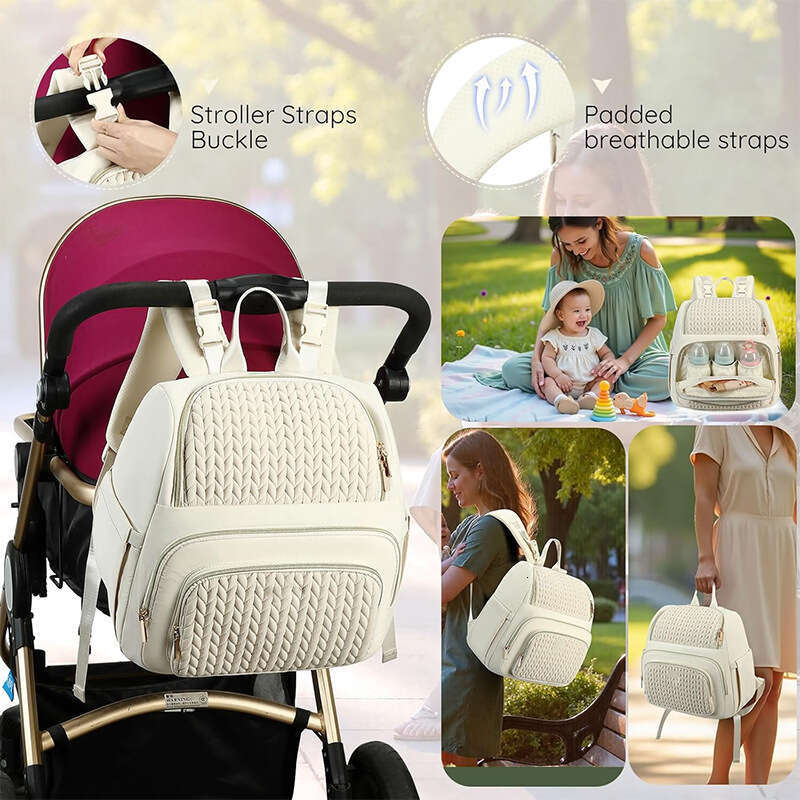 Multifunctional Large Capacity Diaper Bag Backpack Waterproof Maternity Baby Bag Travel Nappy Bag for Mom with Stroller Hooks SENYY