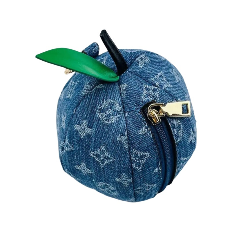 Creative Designer Orange Shell Keychain Mini Bag Coin Purse Earphone Case Portable Gift Accessory