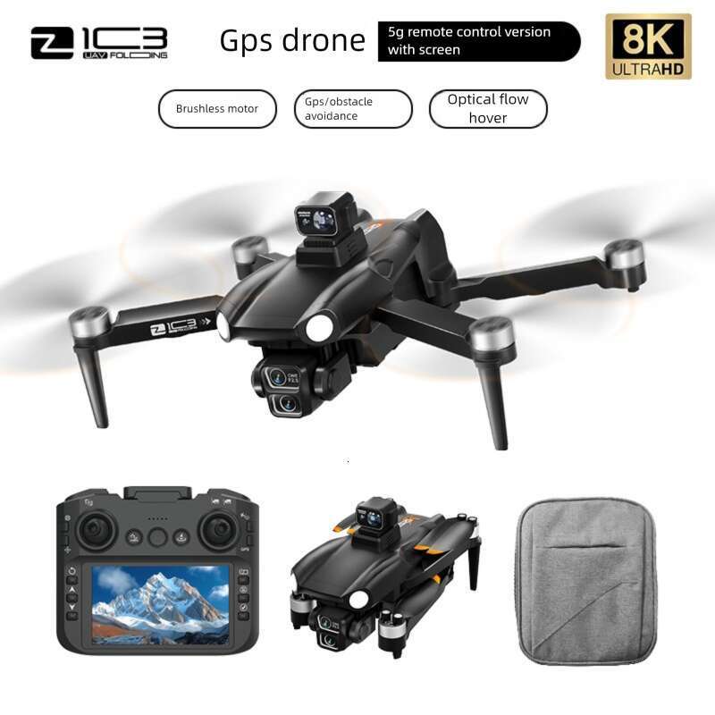 Cross-Border Z103 Drone 4.5-Inch Large Screen Remote Control GPS Return Professional Aerial Photography Long Endurance Aircraft CKS