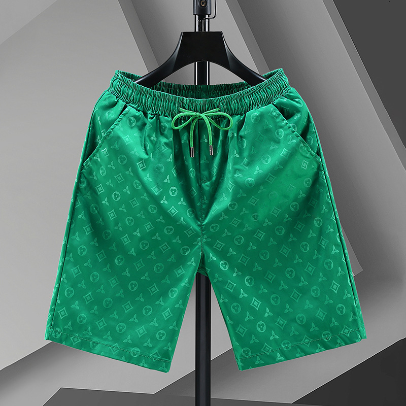 2026 Designer's New Summer Luxury Ice Silk Shorts - Outdoor Printed Fashion Casual Quick-dry Loose-fitting Sports Men's And Women's Bea