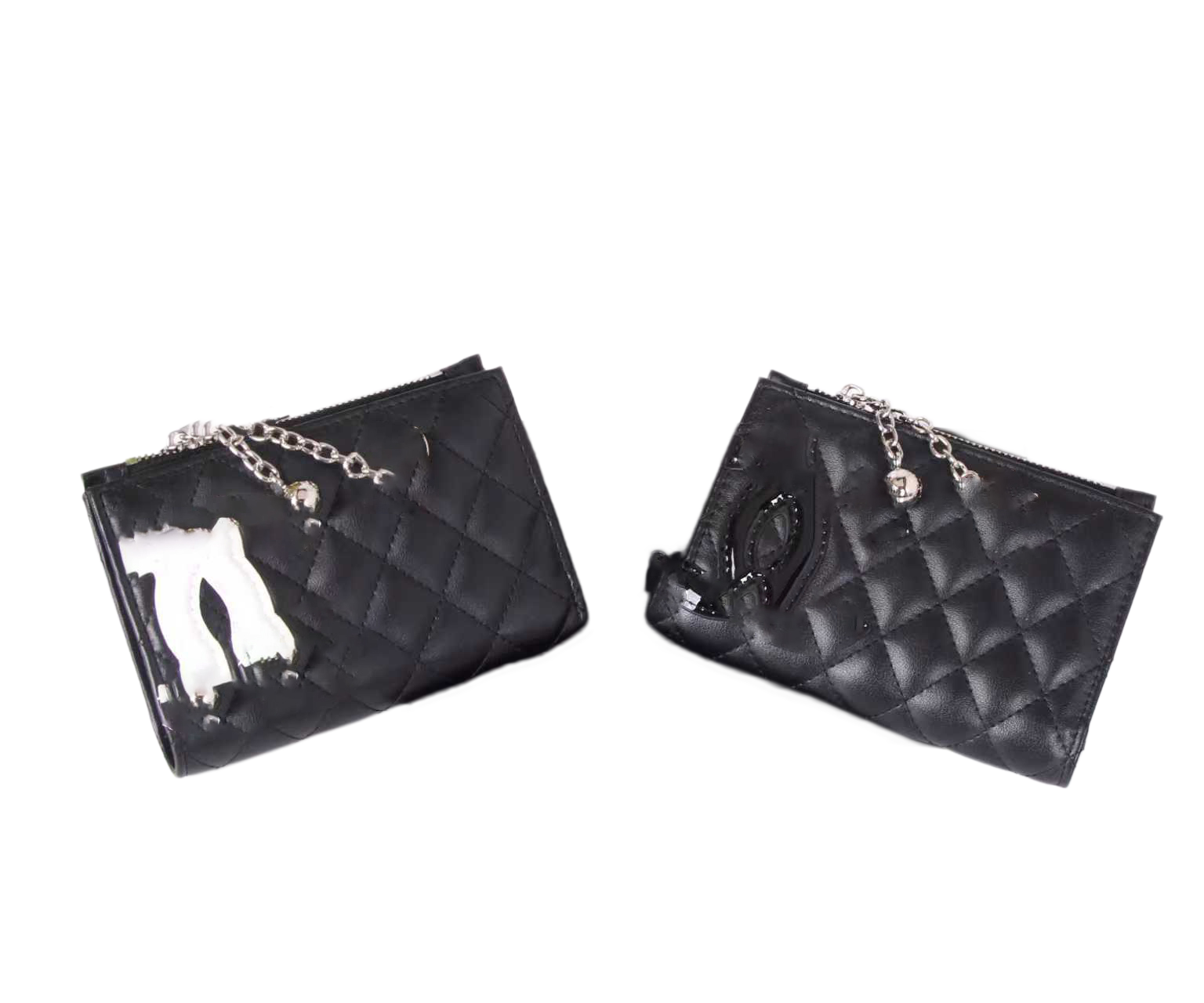 26 year 4well-known brand leather texture H calf leather long wallet, women's wallet, high-end coin long handbag, passport keychain, coin wallet, 2 fashionable handbags.