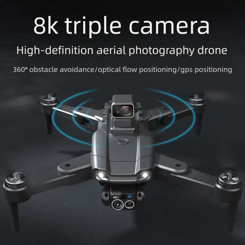 2026 New Cross-Border JS5 Brushless Drone GPS Auto Return 8K HD Aerial Quadrotor Remote Controlled Aircraft CKS
