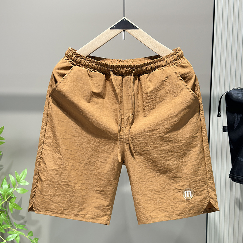 2026 Designer's New Summer Ice Silk Shorts - Lightweight Sporty Quick-drying, Loose-fitting Fitness And Casual Pants For Men And Women - Beach Pa