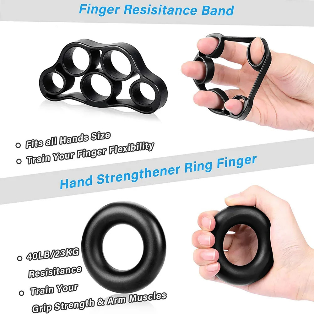 5120kg Adjustable Heavy Hand Grip Set Strengthener Finger Expander Arm Wrist Forearm Trainers Fitness Exercise For Patient 260403