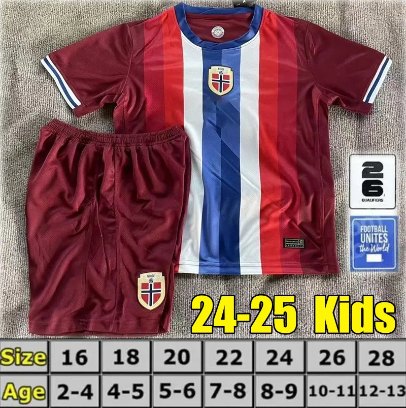 norway jersey 2026 World Cup HAALAND Soccer Jerseys DONNUM RYERSON WOLFE AJER 26 27 Noruega SORLOTH NUSA AASGAARD HORN MYHRE BOBB home Football Shirt 