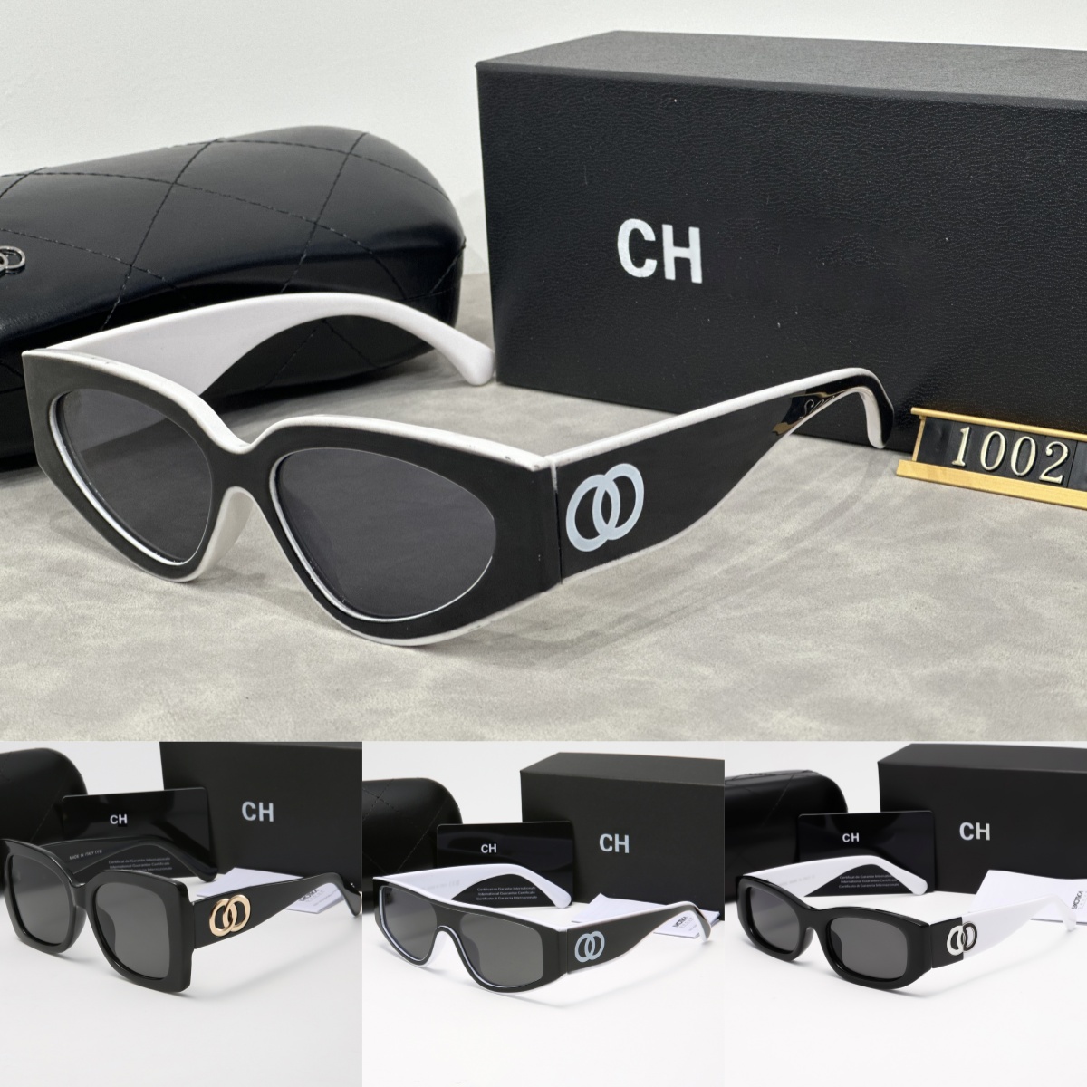 Designer sunglasses fashion polarized sunglasses UV resistant luxury sunglass men women Goggle Retro square sun glass Casual eyeglasses With Box