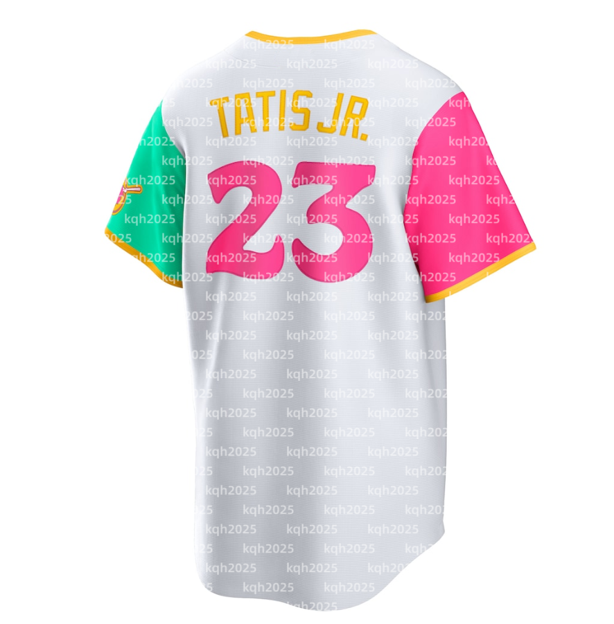 Padres Baseball Jersey custom 23 Fernando Tatis Jr Manny Machado Yu Darvish Jackson Merrill Xander Bogaerts Joe Musgrove Gavin Sheets Mason Miller Jak