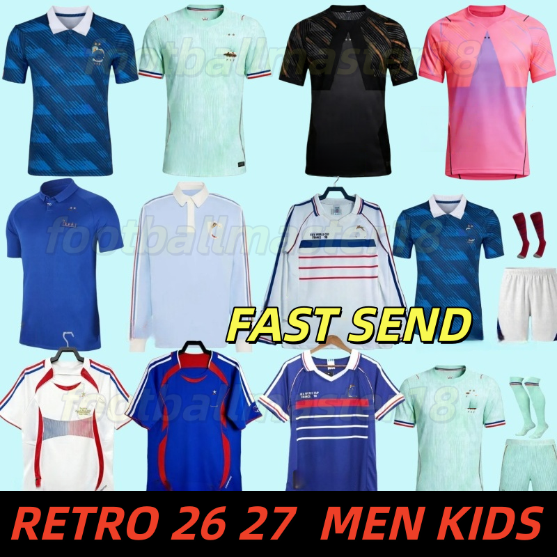 26 27 France soccer Jersey MBAPPE World Cup Olise DEMBELE French fans player GIROUD EKITIKE GRIEZMANN men Kids kit retro football tops Shirt S-4XL