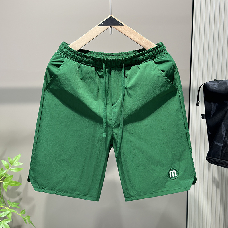 2026 Designer's New Summer Ice Silk Shorts - Lightweight Sporty Quick-drying, Loose-fitting Fitness And Casual Pants For Men And Women - Beach Pa