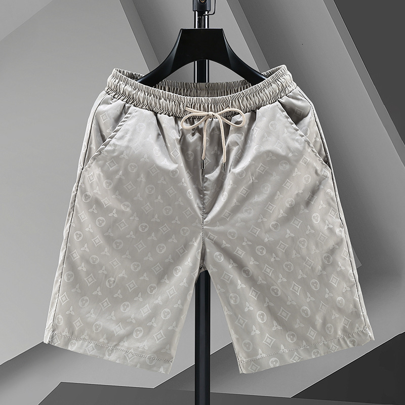 2026 Designer's New Summer Luxury Ice Silk Shorts - Outdoor Printed Fashion Casual Quick-dry Loose-fitting Sports Men's And Women's Bea