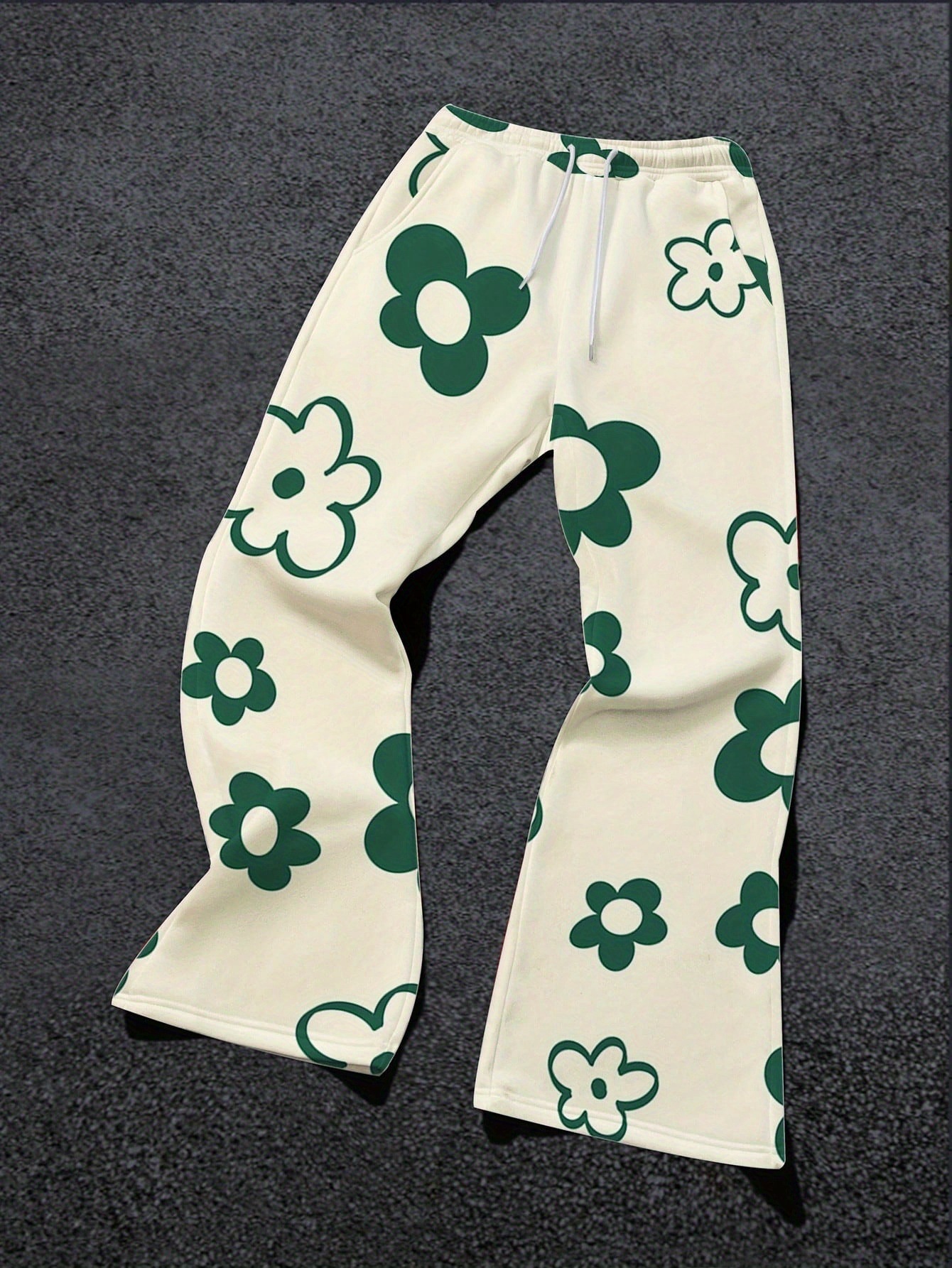Luxury Brand Designer's New Men's Spring-autumn Style Red And White Striped Letter Print Trendy Casual Lightweight Casual Pants