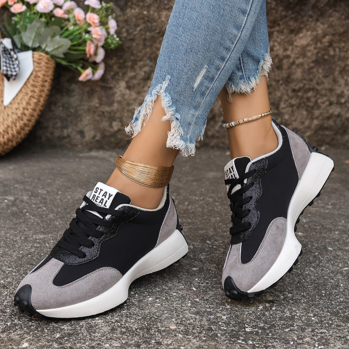 New Women Causal luxury Sneakers leather Breathable Sports Shoes Women Summer Fashion Shoes Woman Platform Walking Designer Sneakers Outdoor running s