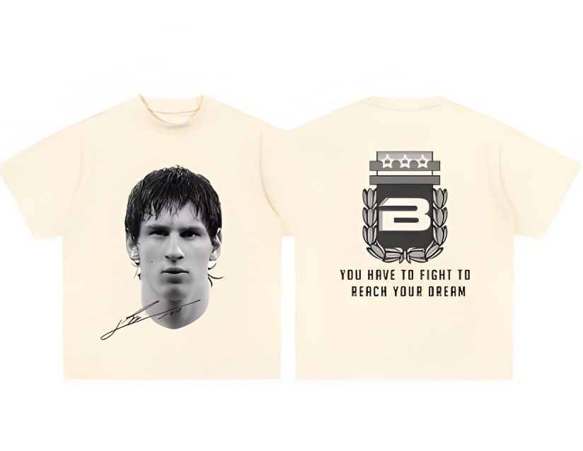 free shipping 2026 Cross-Border Soccer T-Shirt, CR7 Messi Neymar 3D Digital Print, American Streetwear Short Sleeve Top