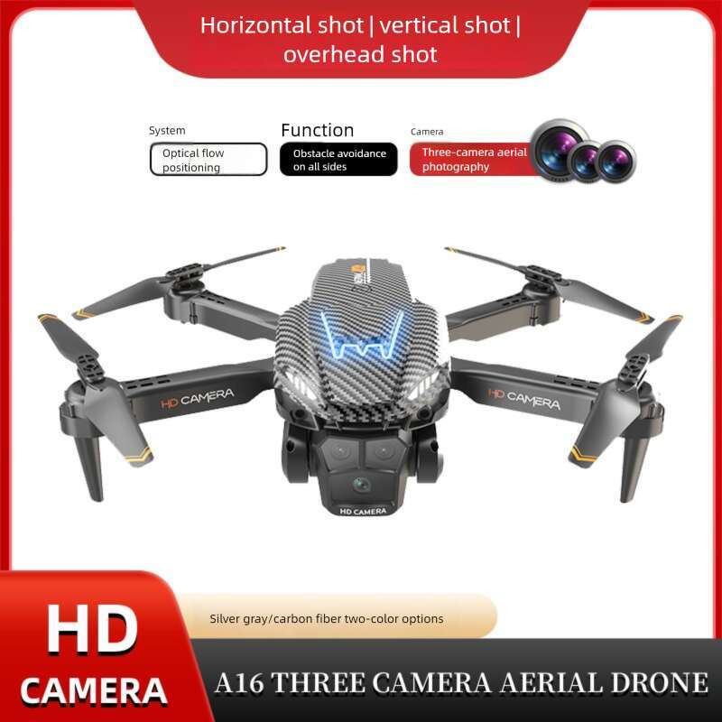 Famous Brand New A MAX Drone Optical Flow Triple Camera Aerial Photography Quadcopter Long Battery Life Obstacle Avoidance Remote Control Aircraft Toy
