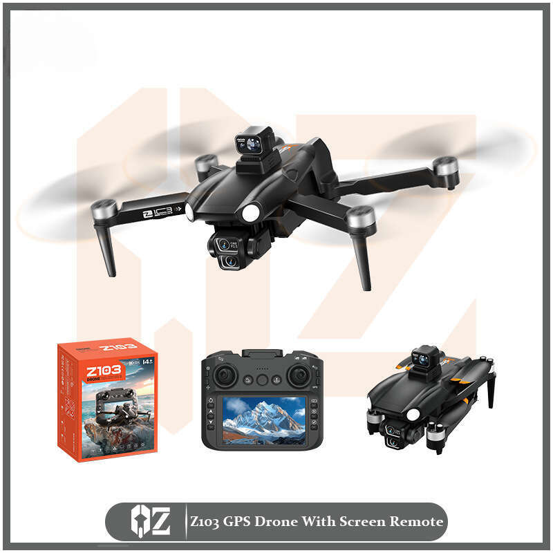 Cross-Border Z103 Drone 4.5-Inch Large Screen Remote Control GPS Return Professional Aerial Photography Long Endurance Aircraft CKS