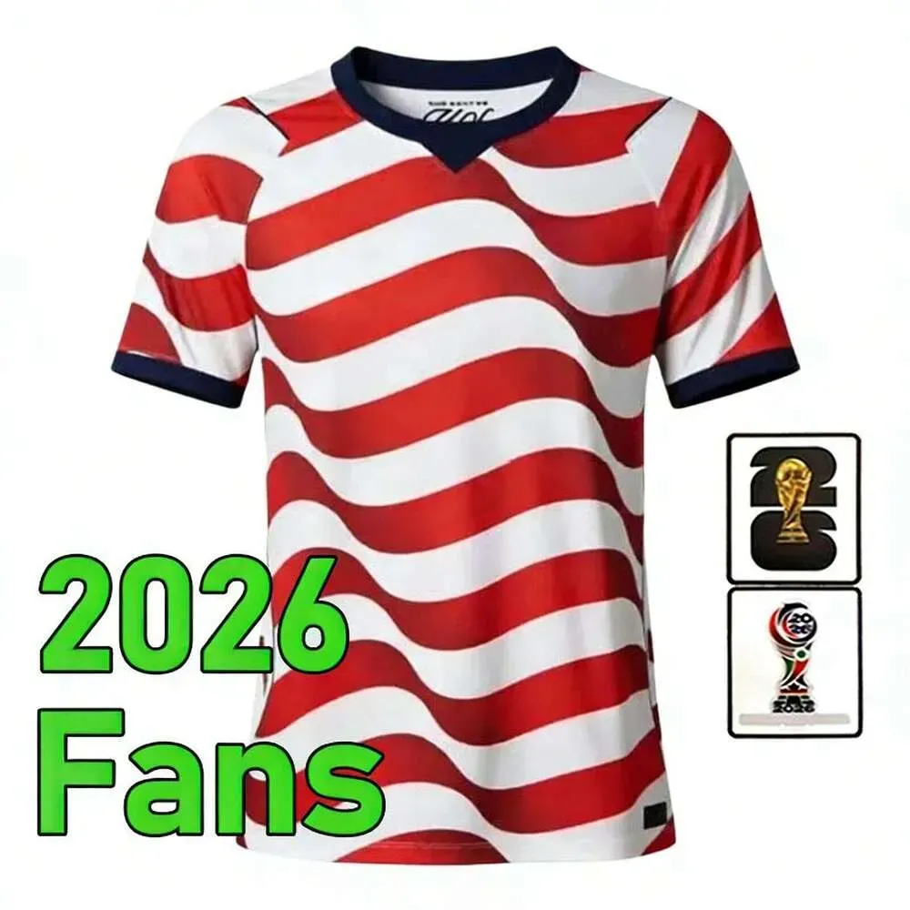 USAS 2026 World Cup Soccer Jersey PULISIC BALOGUN AARONSON WRIGHT LALAS 26 27 America Football Shirts United States Camisetas 1994 2014 Dempsey USMNT 