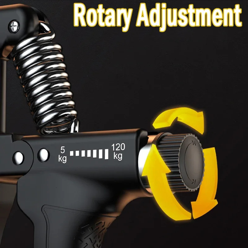 5120kg Adjustable Heavy Hand Grip Set Strengthener Finger Expander Arm Wrist Forearm Trainers Fitness Exercise For Patient 260403