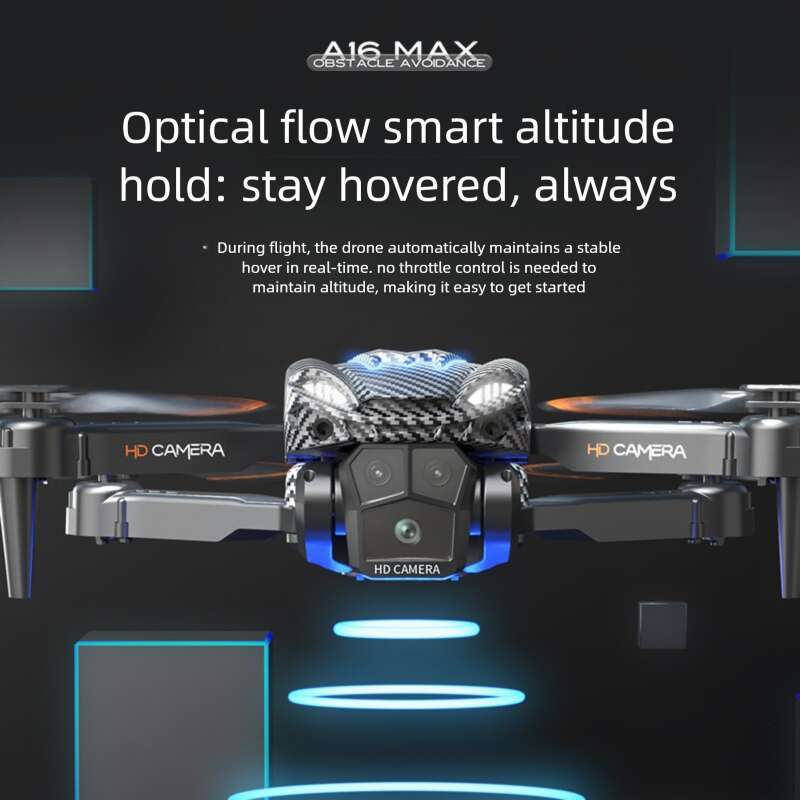 Famous Brand New A MAX Drone Optical Flow Triple Camera Aerial Photography Quadcopter Long Battery Life Obstacle Avoidance Remote Control Aircraft Toy